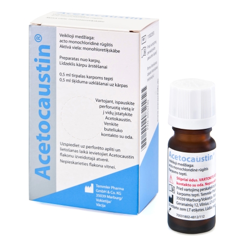 ACETOCAUSTIN LOSUNG 0.5ML