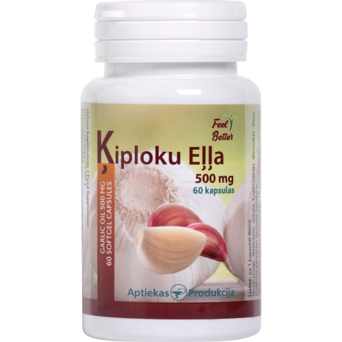 AP Ķiploku eļļa kapsulas, 500mg, 60gab