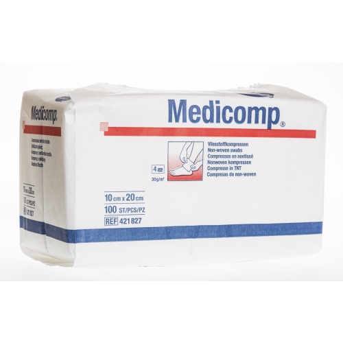 SALVETES MEDICOMP NEAUSTAS 5x5CM N100