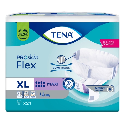 TENA Flex Maxi ProSkin jostiņbikses XL izmērs, 21 gab.