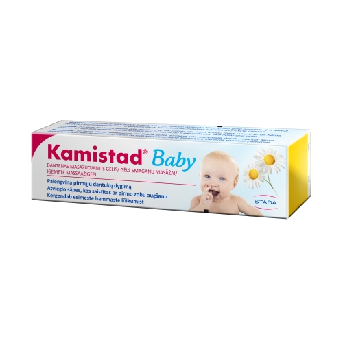 KAMISTAD Baby gēls smaganu masāžai, 10 ml