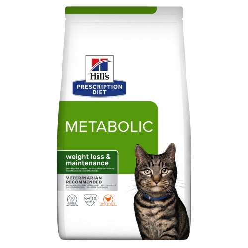 Hills PD kaķu sausā barība Metabolic vista 1,5kg