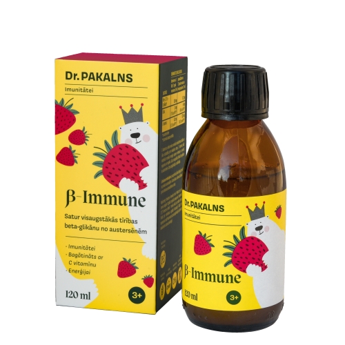 DR.PAKALNS Beta Immune balzāms bērniem, 120 ml