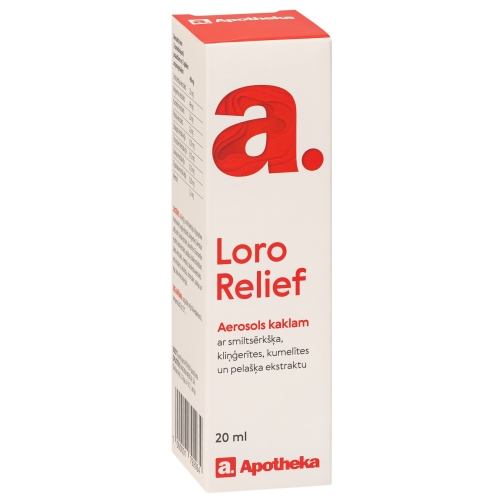 APOTHEKA Loro Relief sprejs, 20 ml