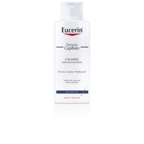 EUCERIN Dermocapillaire matu šampūns ar 5% Urea sausai galvas ādai, 250 ml