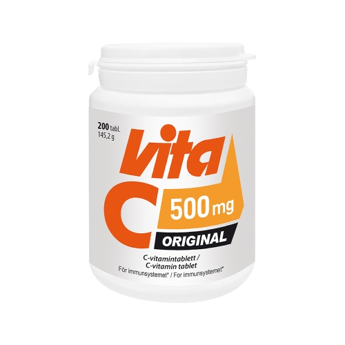 VITA C Original 500mg, 200 gab