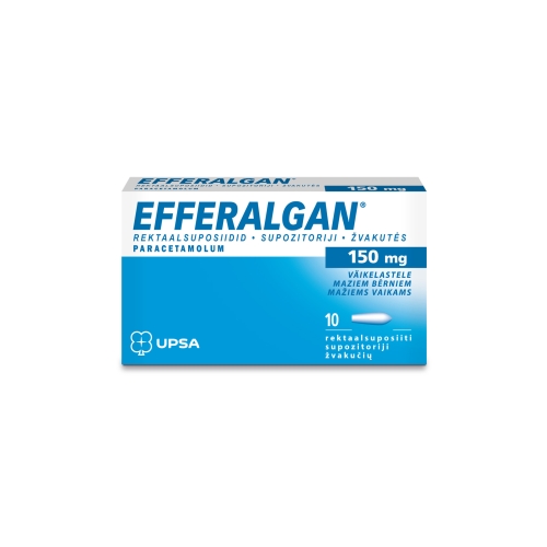 EFFERALGAN (PARACETAMOL) SUPP 150MG N10