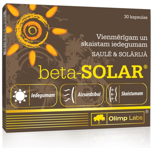 OlLIMP LABS® Beta-Solar kapsulas, 30 gab