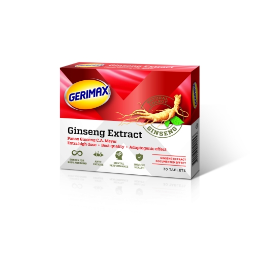 GERIMAX Ginseng tabletes, 30 gab.