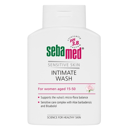 SEBAMED intīmās mazgāšanās līdzeklis sievietēm no 15-50 gadu vecumam,