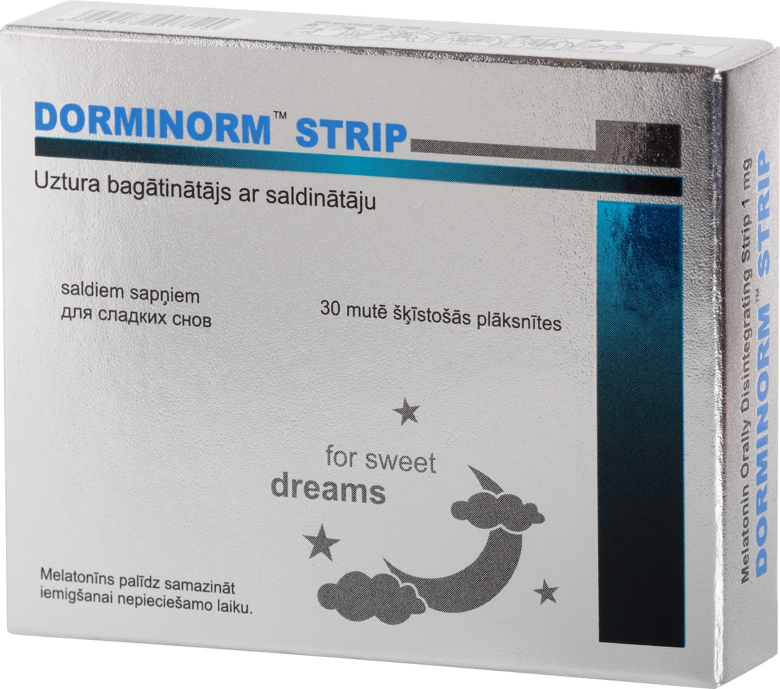 DORMINORM Strip mutē šķīstošās plāksnītes, 30 gab - Produkta attēls 2