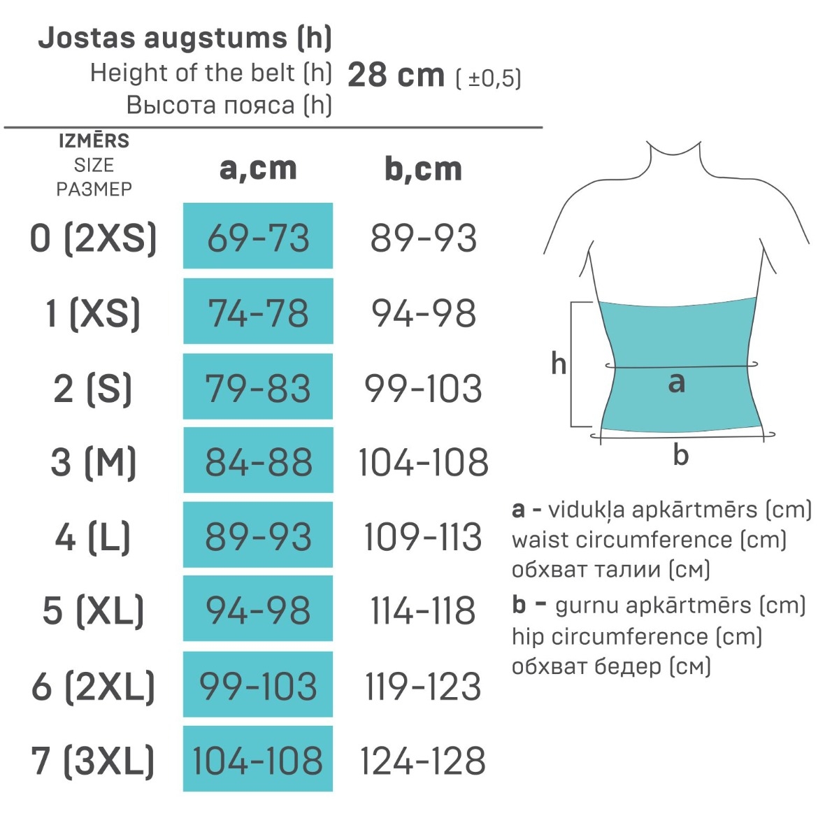 TONUS ELAST 9509 Elastīgā josta NR.3 - Produkta attēls 3